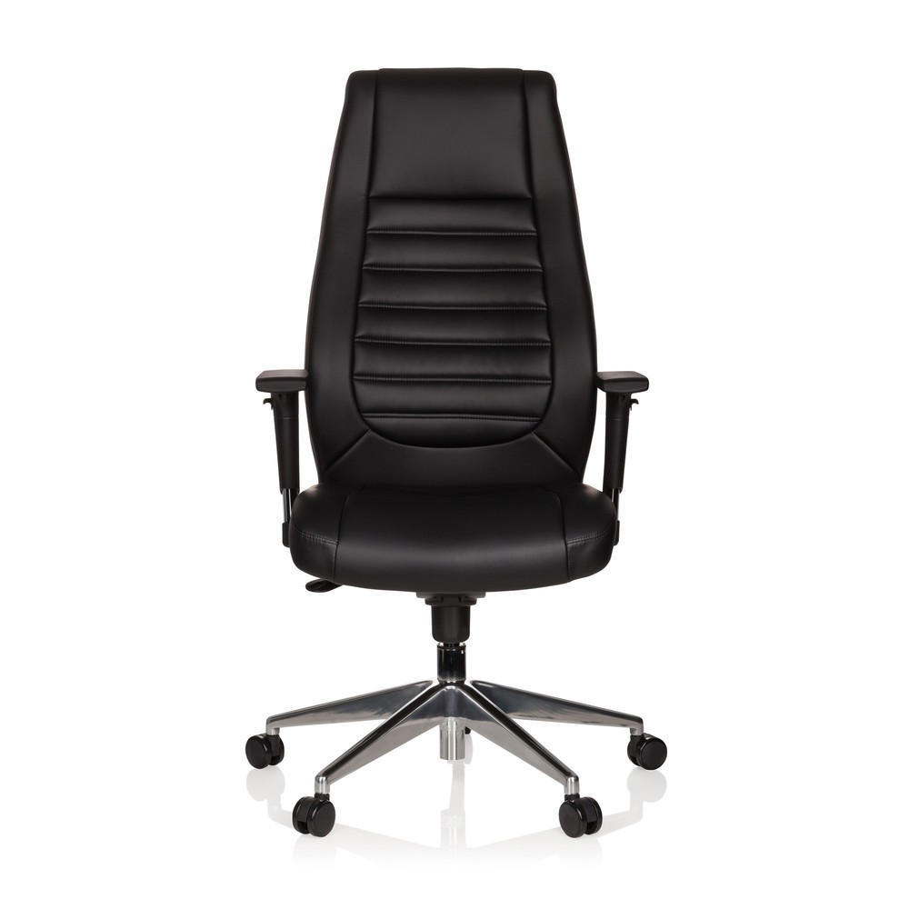 Produktabbildung: hjh OFFICE Bürostuhl / Chefsessel VITORO Kunstleder, schwarz