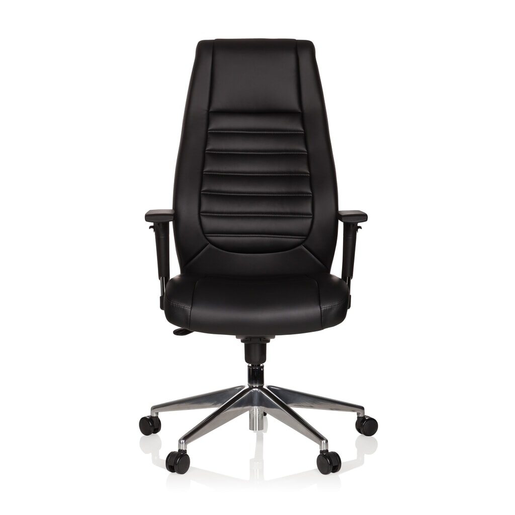 Produktabbildung: hjh OFFICE Bürostuhl / Chefsessel VITORO Kunstleder, schwarz