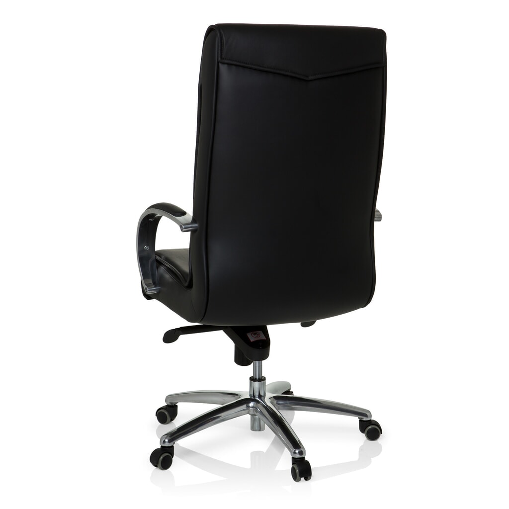 Produktabbildung Nr. 6: hjh OFFICE Bürostuhl / Chefsessel XXL F 400 Leder/Kunstleder, schwarz