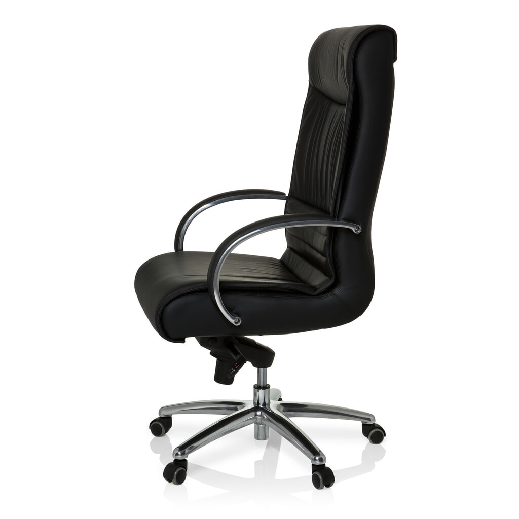 Produktabbildung Nr. 8: hjh OFFICE Bürostuhl / Chefsessel XXL F 400 Leder/Kunstleder, schwarz