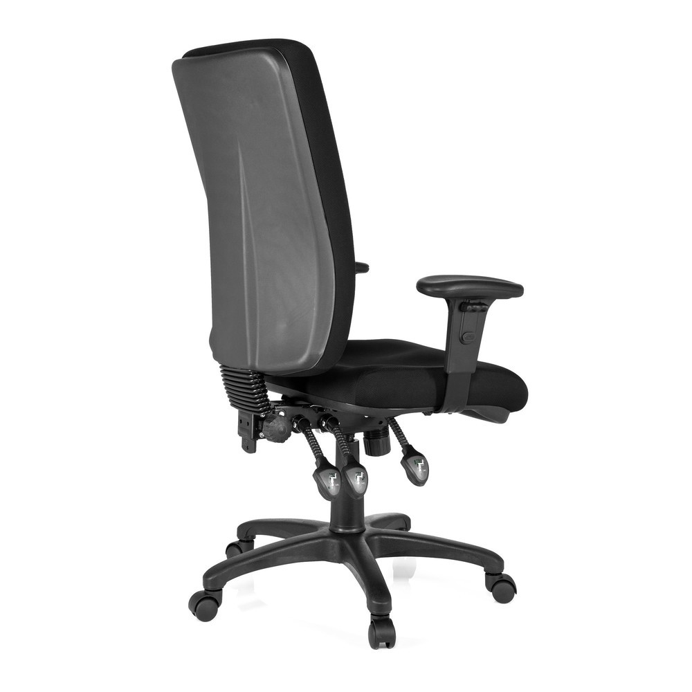 Produktabbildung Nr. 4: hjh OFFICE Bürostuhl / Chefsessel ZENIT HIGH Stoff, schwarz