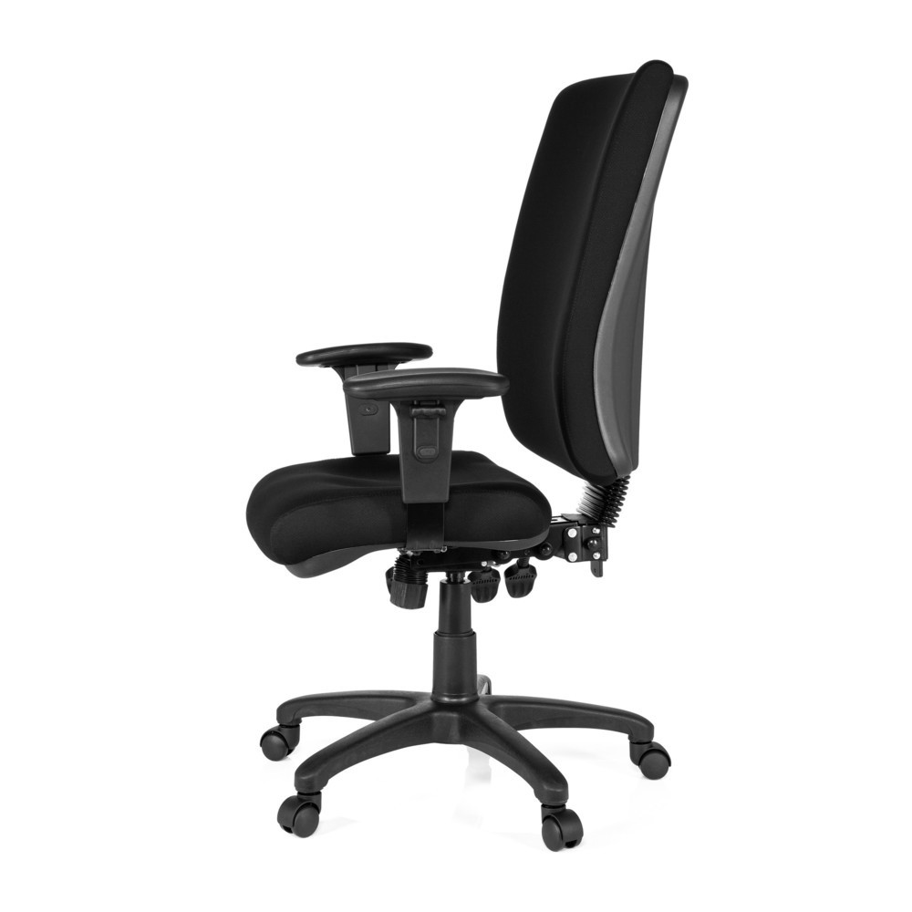 Produktabbildung Nr. 8: hjh OFFICE Bürostuhl / Chefsessel ZENIT HIGH Stoff, schwarz