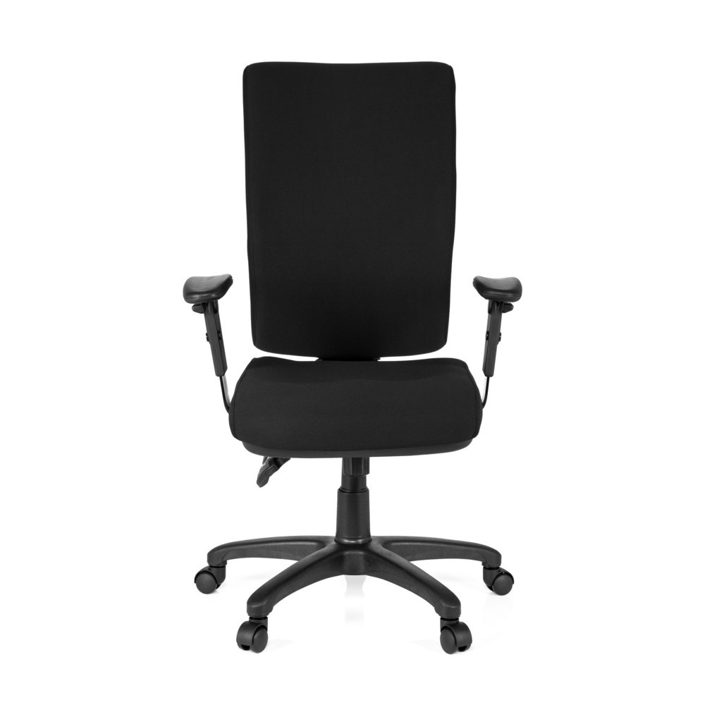 Produktabbildung Nr. 1: hjh OFFICE Bürostuhl / Chefsessel ZENIT HIGH Stoff, schwarz