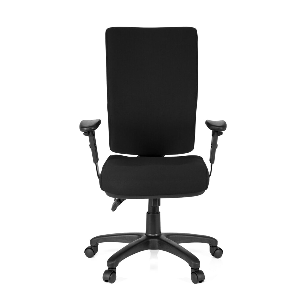 hjh OFFICE Bürostuhl / Chefsessel ZENIT HIGH Stoff, schwarz Produktabbildung: hjh OFFICE Bürostuhl / Chefsessel ZENIT HIGH Stoff, schwarz