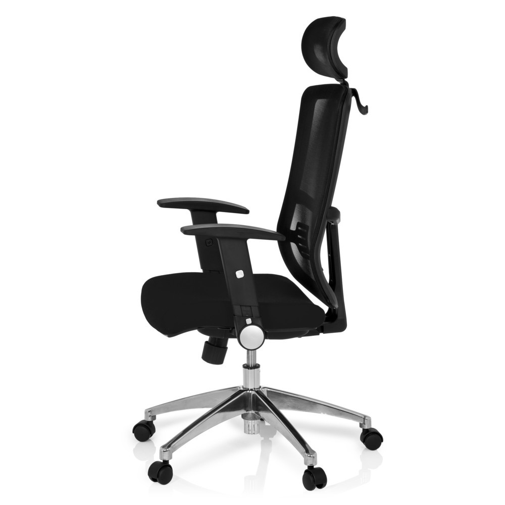 Produktabbildung Nr. 8: hjh OFFICE Bürostuhl / Drehstuhl CAYEN Stoff, schwarz