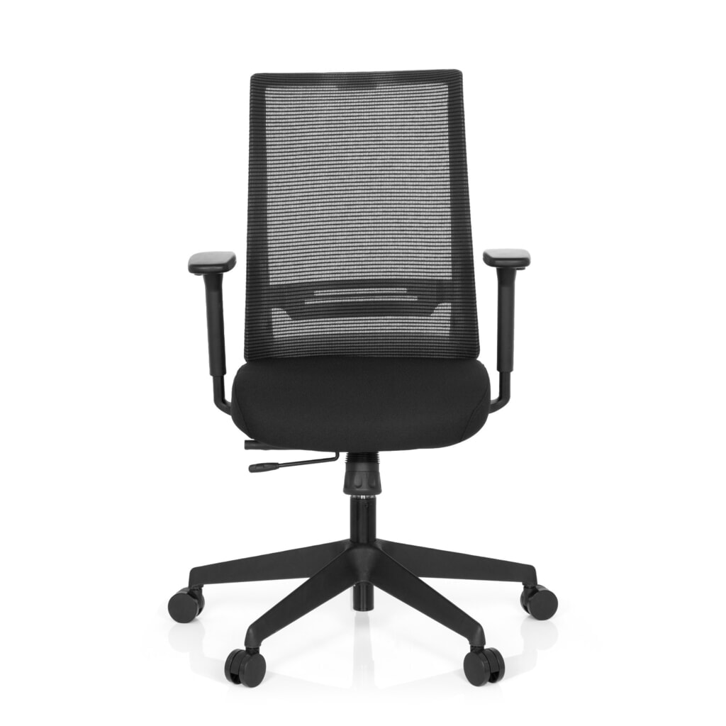 hjh OFFICE Bürostuhl / Drehstuhl CONISTON Stoff/Netzstoff, schwarz Produktabbildung: hjh OFFICE Bürostuhl / Drehstuhl CONISTON Stoff/Netzstoff, schwarz