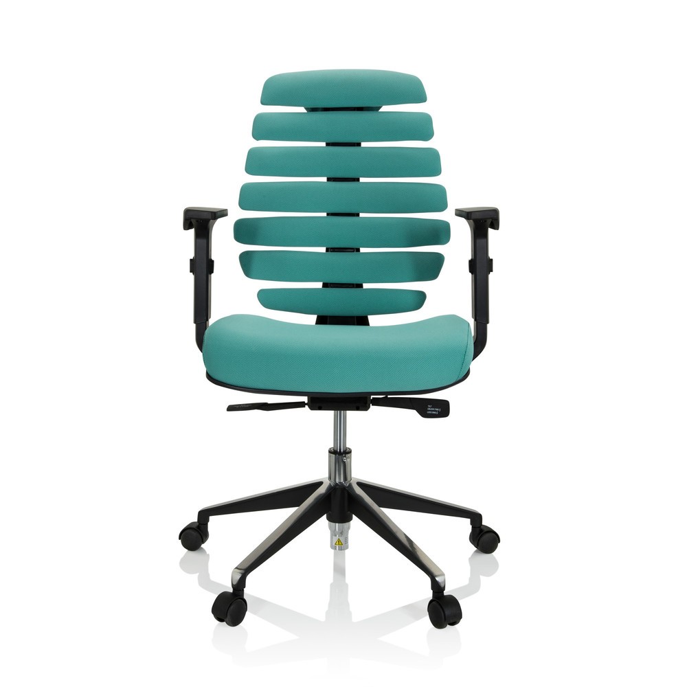 Produktabbildung Nr. 1: hjh OFFICE Bürostuhl / Drehstuhl ERGO LINE II Stoff, türkis