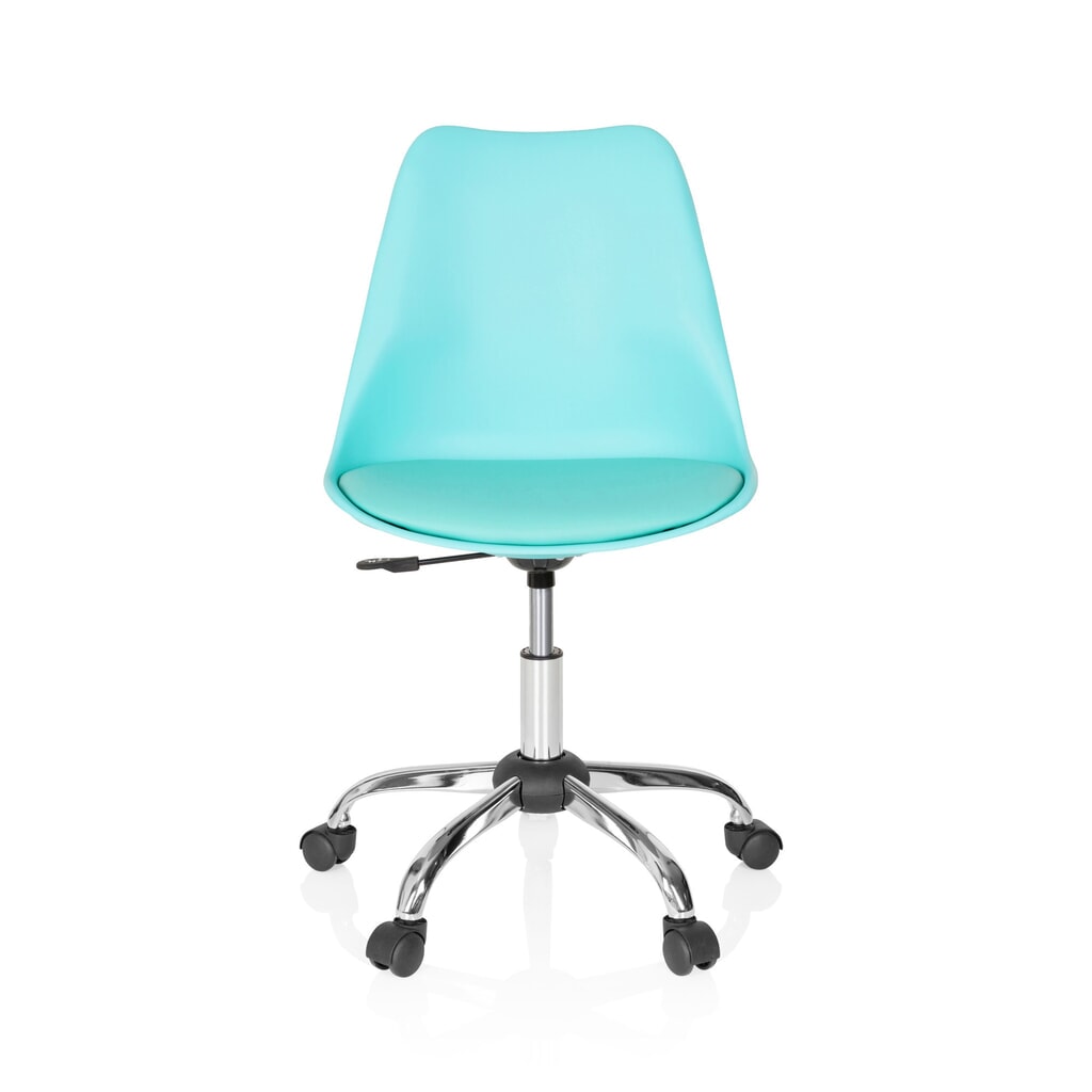 Produktabbildung: hjh OFFICE Bürostuhl / Drehstuhl FANCY PRO Kunstleder, türkis