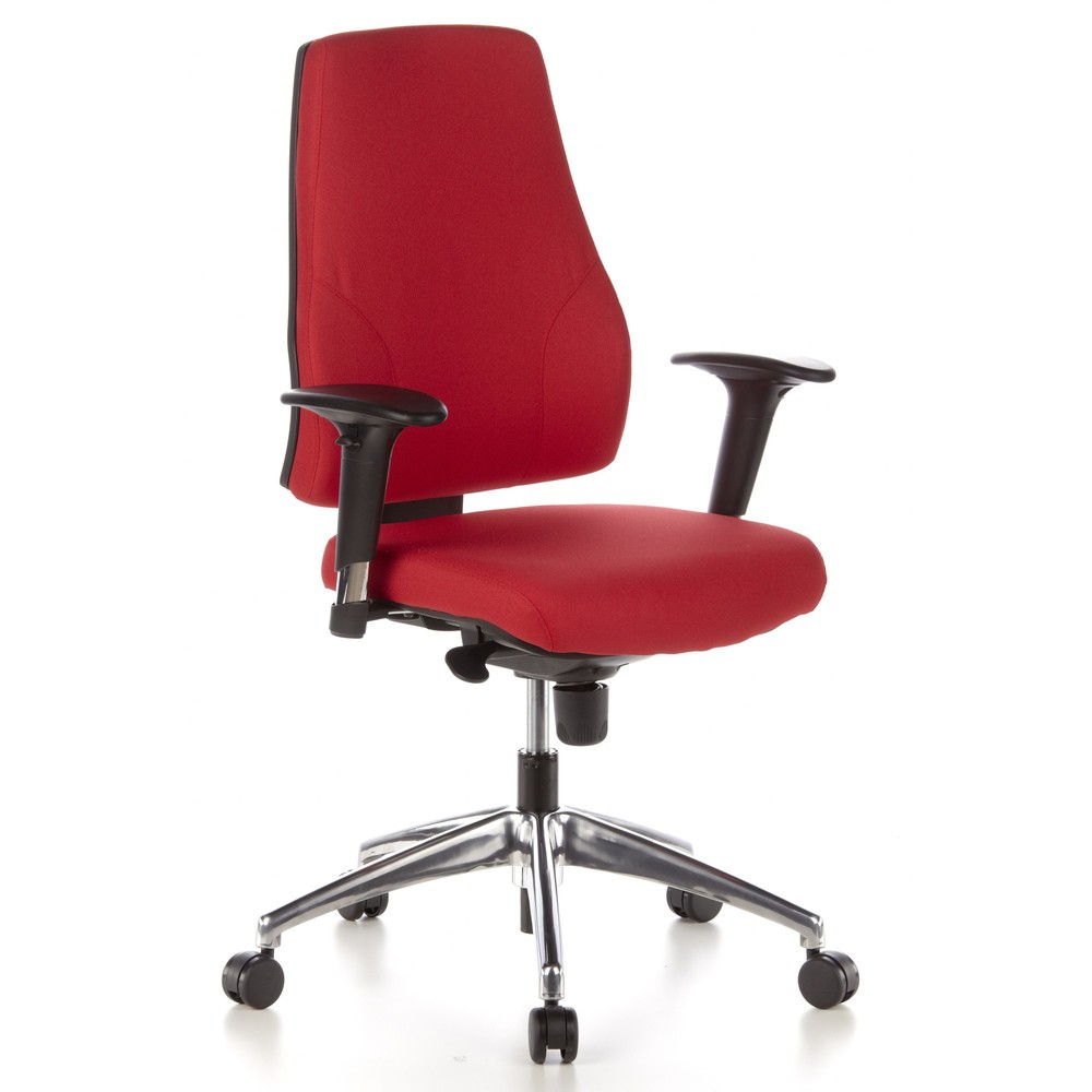 Produktabbildung Nr. 2: hjh OFFICE Bürostuhl / Drehstuhl PRO TEC 200 Stoff, rot