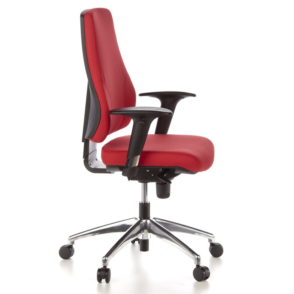 Produktabbildung Nr. 3: hjh OFFICE Bürostuhl / Drehstuhl PRO TEC 200 Stoff, rot