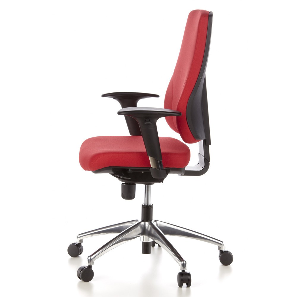 Produktabbildung Nr. 8: hjh OFFICE Bürostuhl / Drehstuhl PRO TEC 200 Stoff, rot