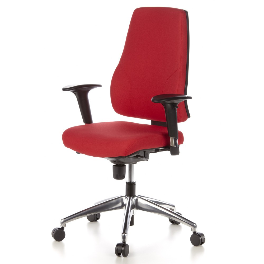 Produktabbildung Nr. 9: hjh OFFICE Bürostuhl / Drehstuhl PRO TEC 200 Stoff, rot