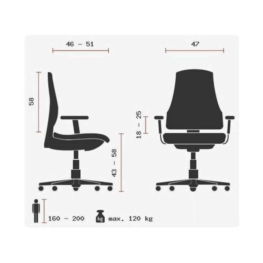 Produktabbildung Nr. 12: hjh OFFICE Bürostuhl / Drehstuhl PRO-TEC 250 Stoff, schwarz