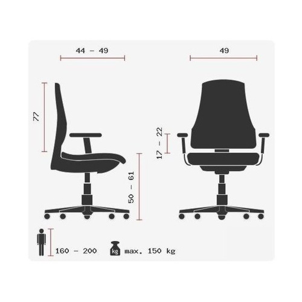 Produktabbildung Nr. 10: hjh OFFICE Bürostuhl / Drehstuhl PRO-TEC XXL Stoff, blau