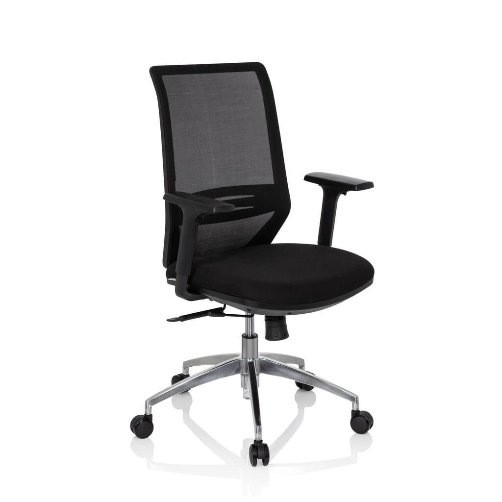 Produktabbildung Nr. 3: hjh OFFICE Bürostuhl / Drehstuhl PROFONDO Stoff/Netzstoff, schwarz