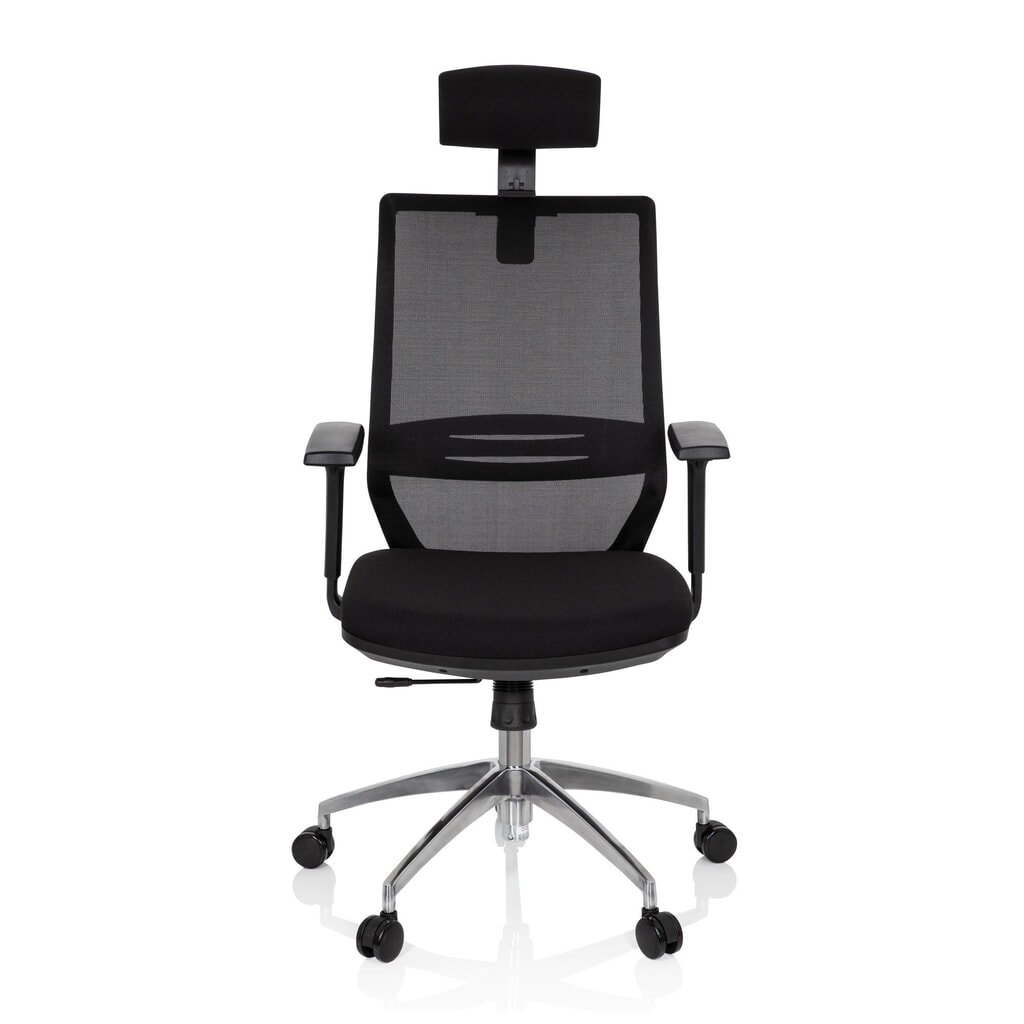 hjh OFFICE Bürostuhl / Drehstuhl PROFONDO PRO Stoff/Netzstoff, schwarz Produktabbildung: hjh OFFICE Bürostuhl / Drehstuhl PROFONDO PRO Stoff/Netzstoff, schwarz