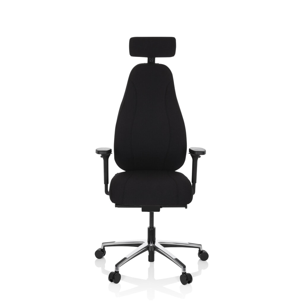 Produktabbildung: hjh OFFICE Bürostuhl / Drehstuhl RESISTIO Stoff, schwarz