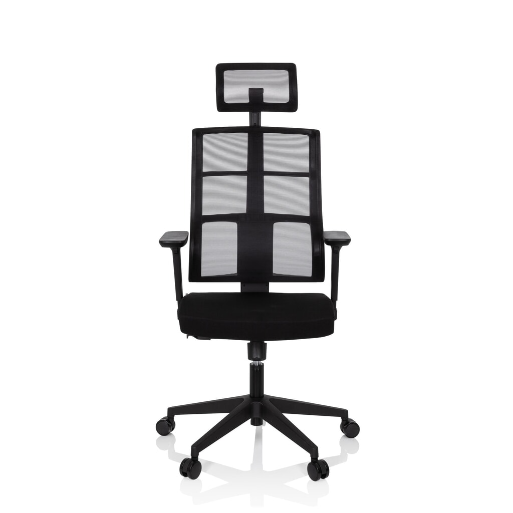 Produktabbildung Nr. 1: hjh OFFICE Bürostuhl / Drehstuhl SPINIO PRO Stoff/Netzstoff, schwarz