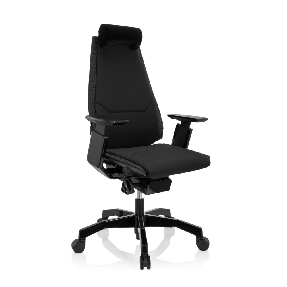 Produktabbildung Nr. 2: hjh OFFICE Bürostuhl / Drehstuhl GENIDIA BLACK Stoff, schwarz