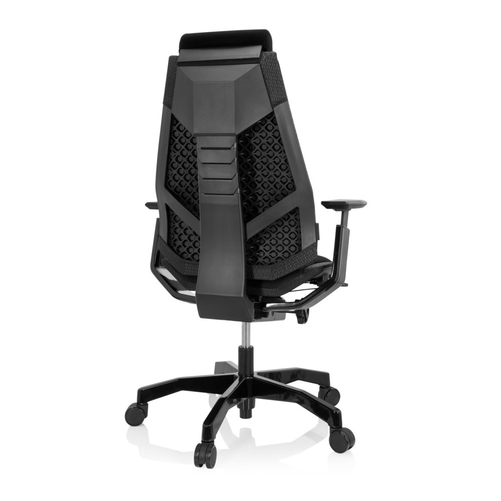 Produktabbildung Nr. 5: hjh OFFICE Bürostuhl / Drehstuhl GENIDIA BLACK Stoff, schwarz