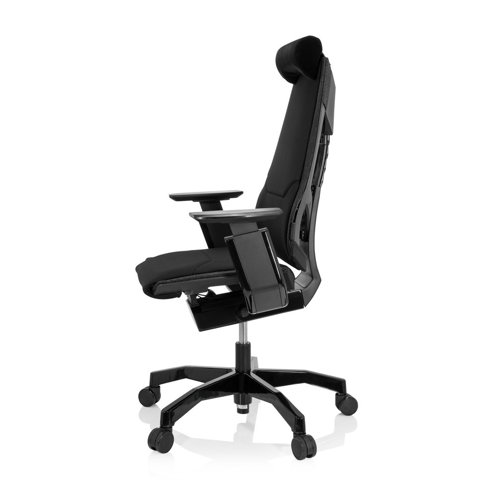 Produktabbildung Nr. 8: hjh OFFICE Bürostuhl / Drehstuhl GENIDIA BLACK Stoff, schwarz