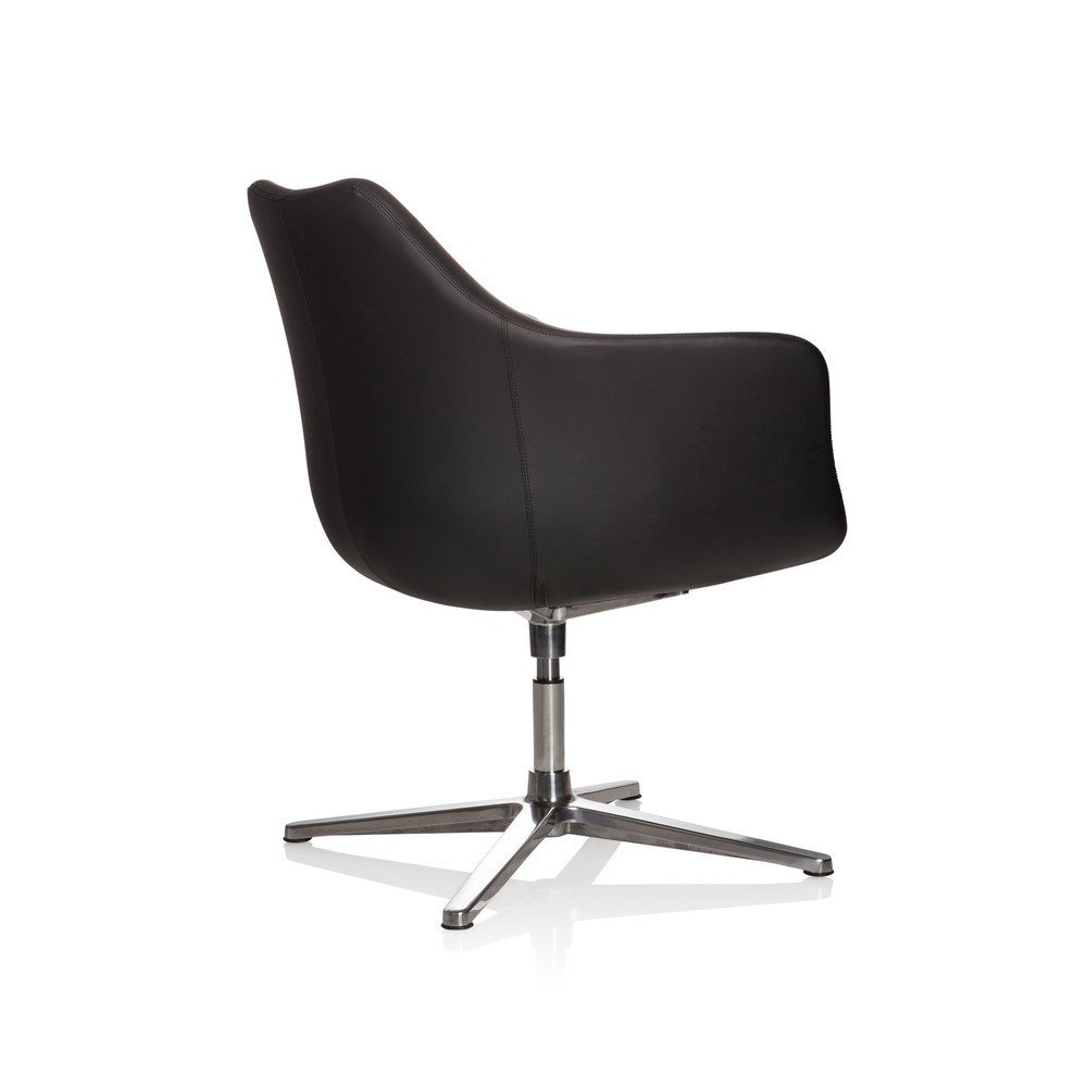 Produktabbildung Nr. 4: hjh OFFICE Bürostuhl / Loungesessel Artemia Kunstleder, schwarz