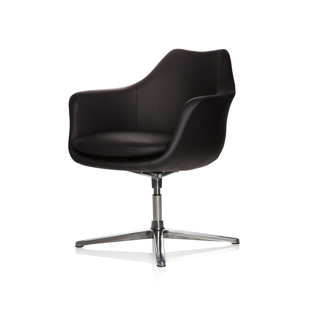 Produktabbildung Nr. 9: hjh OFFICE Bürostuhl / Loungesessel Artemia Kunstleder, schwarz
