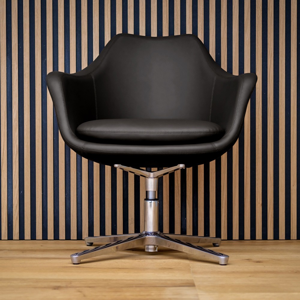 Produktabbildung Nr. 10: hjh OFFICE Bürostuhl / Loungesessel Artemia Kunstleder, schwarz