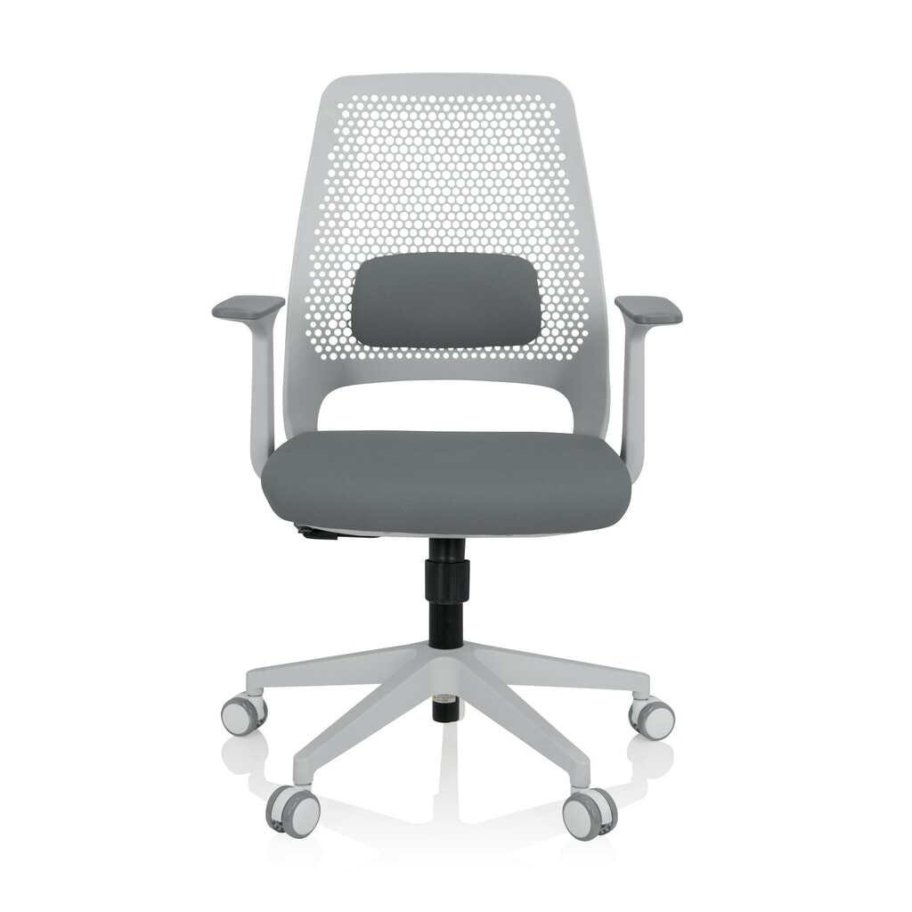 hjh OFFICE Bürostuhl / Drehstuhl PARFERIO W Stoff, grau Produktabbildung: hjh OFFICE Bürostuhl / Drehstuhl PARFERIO W Stoff, grau