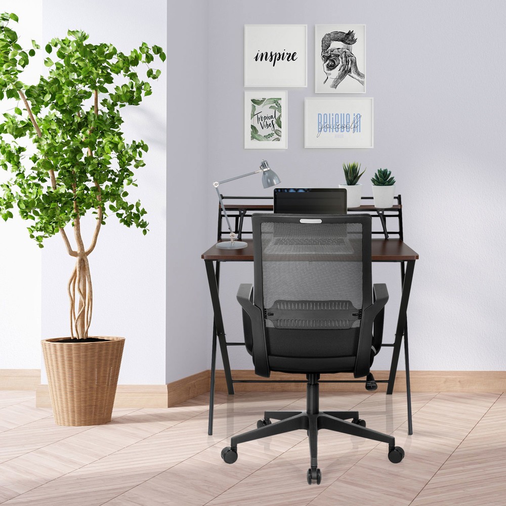 Produktabbildung Nr. 4: hjh OFFICE Bürostuhl / Drehstuhl PRESTON Netzstoff, schwarz