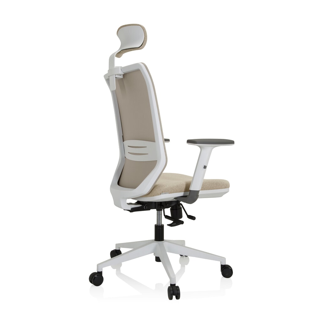 hjh OFFICE Bürostuhl / Drehstuhl PROFONDO PRO W Netzstoff / Stoff, beige Produktabbildung Nr. 10: hjh OFFICE Bürostuhl / Drehstuhl PROFONDO PRO W Netzstoff / Stoff, beige