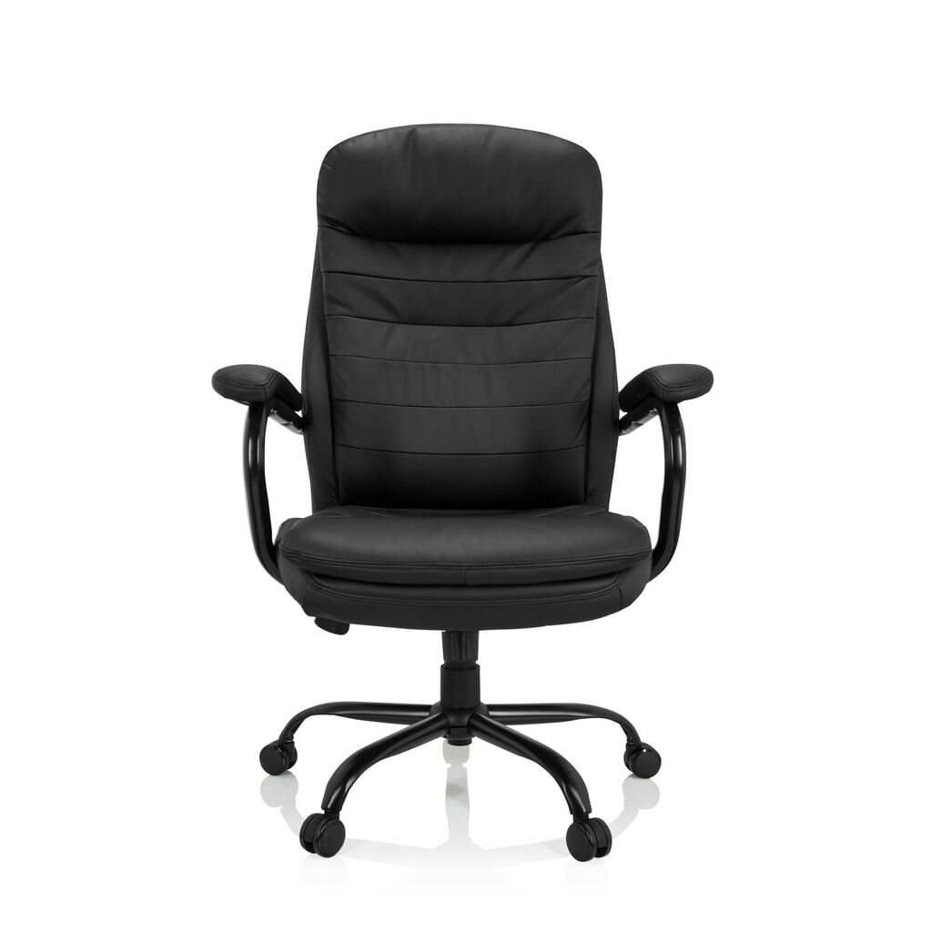 hjh OFFICE Bürostuhl / Chefsessel RELAX XXL B PU, schwarz Produktabbildung: hjh OFFICE Bürostuhl / Chefsessel RELAX XXL B PU, schwarz