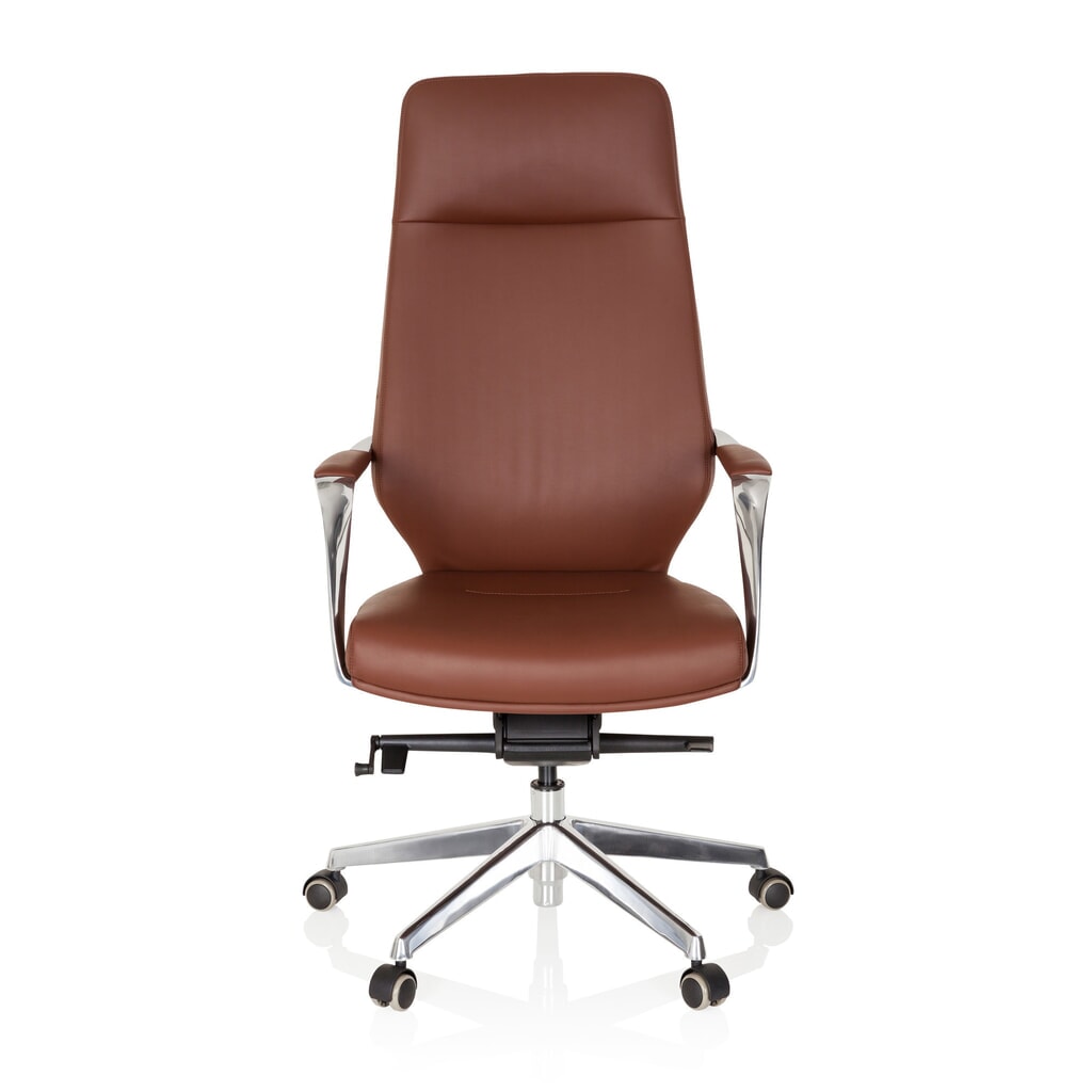 hjh OFFICE Bürostuhl VELVET Kunstleder, braun Produktabbildung: hjh OFFICE Bürostuhl VELVET Kunstleder, braun