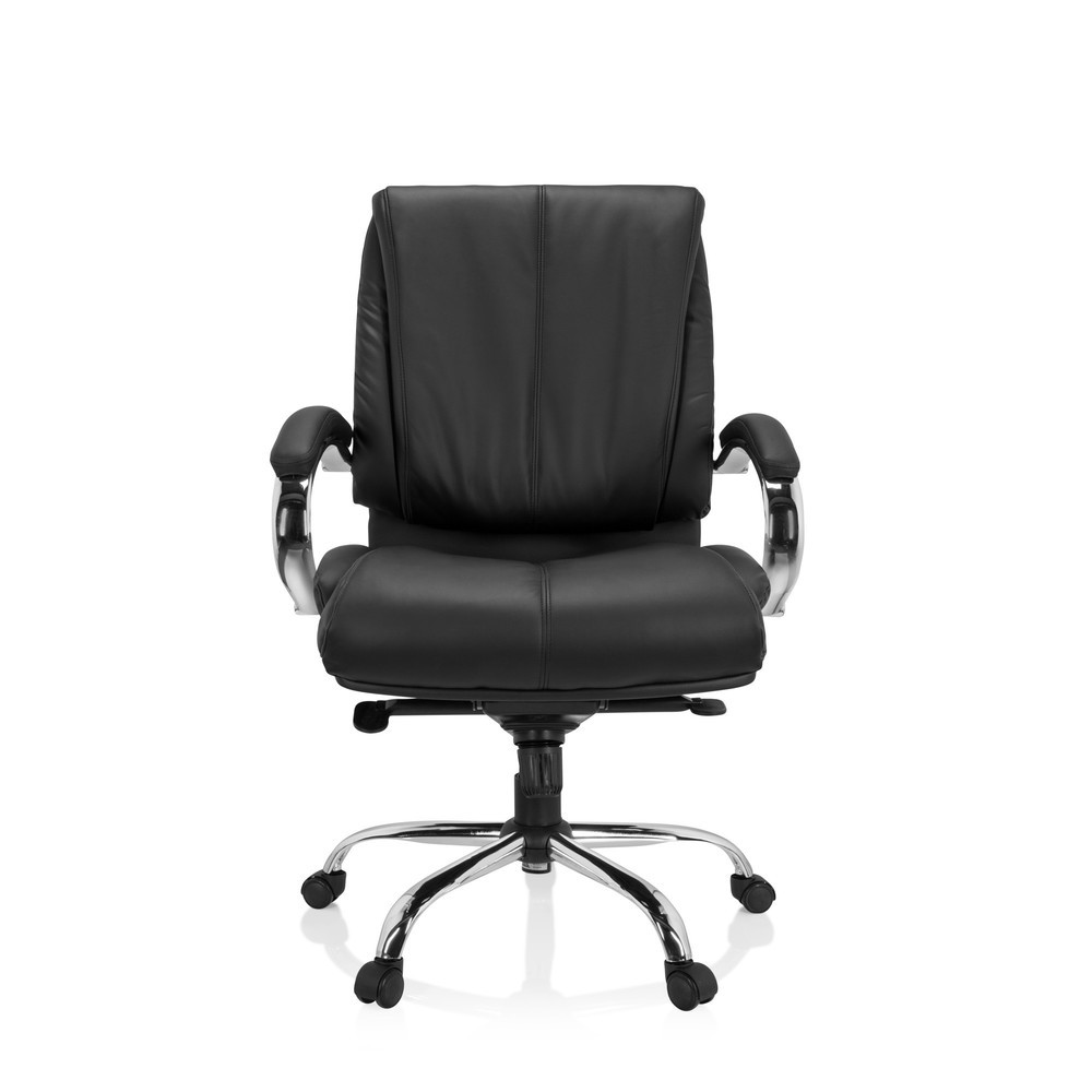 Produktabbildung Nr. 1: hjh OFFICE Bürostuhl / Chefsessel XXL H 100 PU, schwarz