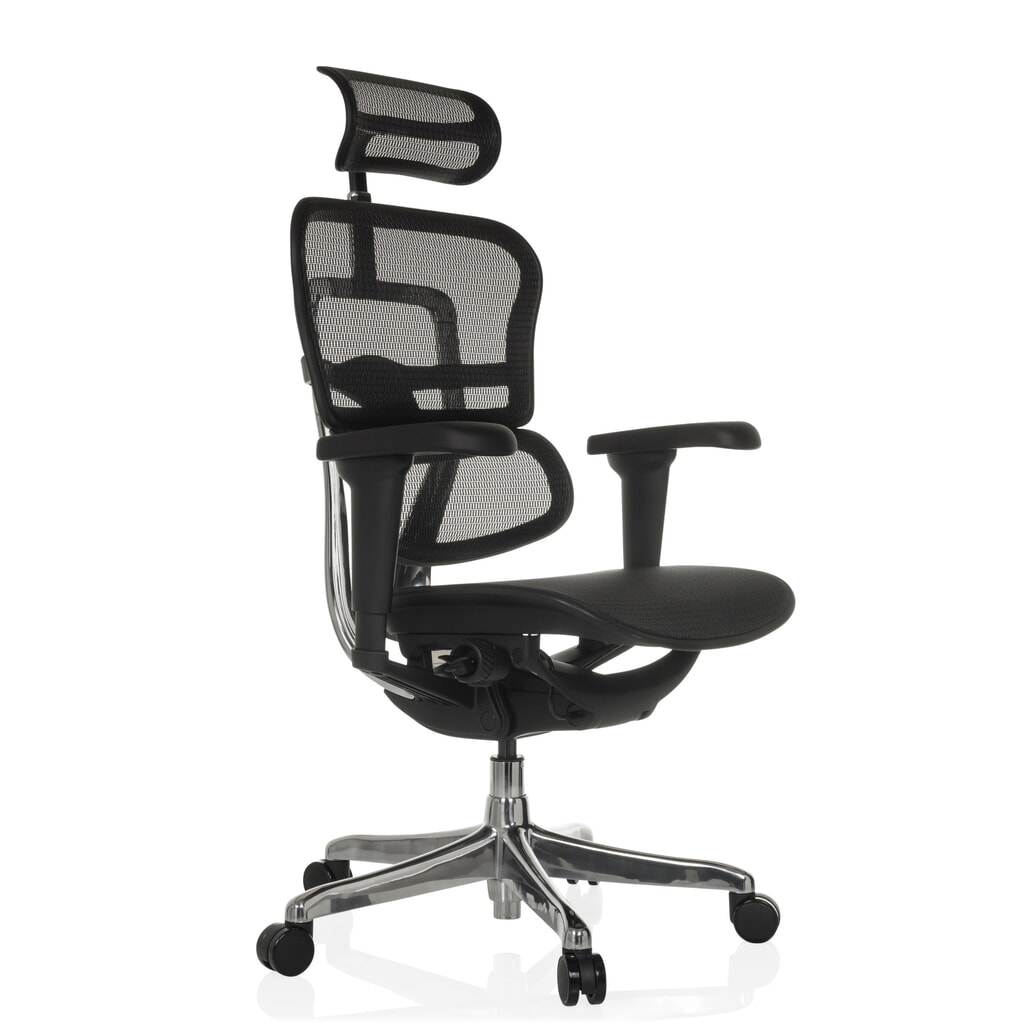 hjh OFFICE Chefsessel ERGOHUMAN ULTRA GEN2, Netzrückenlehne, Tragkraft 120 kg, Sitzhöhe 460 - 580 mm, schwarz Produktabbildung Nr. 8: hjh OFFICE Chefsessel ERGOHUMAN ULTRA GEN2, Netzrückenlehne, Tragkraft 120 kg, Sitzhöhe 460 - 580 mm, schwarz
