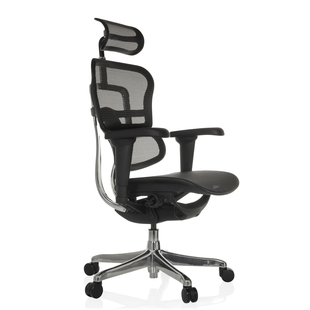 hjh OFFICE Chefsessel ERGOHUMAN ULTRA GEN2, Netzrückenlehne, Tragkraft 120 kg, Sitzhöhe 460 - 580 mm, schwarz Produktabbildung Nr. 9: hjh OFFICE Chefsessel ERGOHUMAN ULTRA GEN2, Netzrückenlehne, Tragkraft 120 kg, Sitzhöhe 460 - 580 mm, schwarz