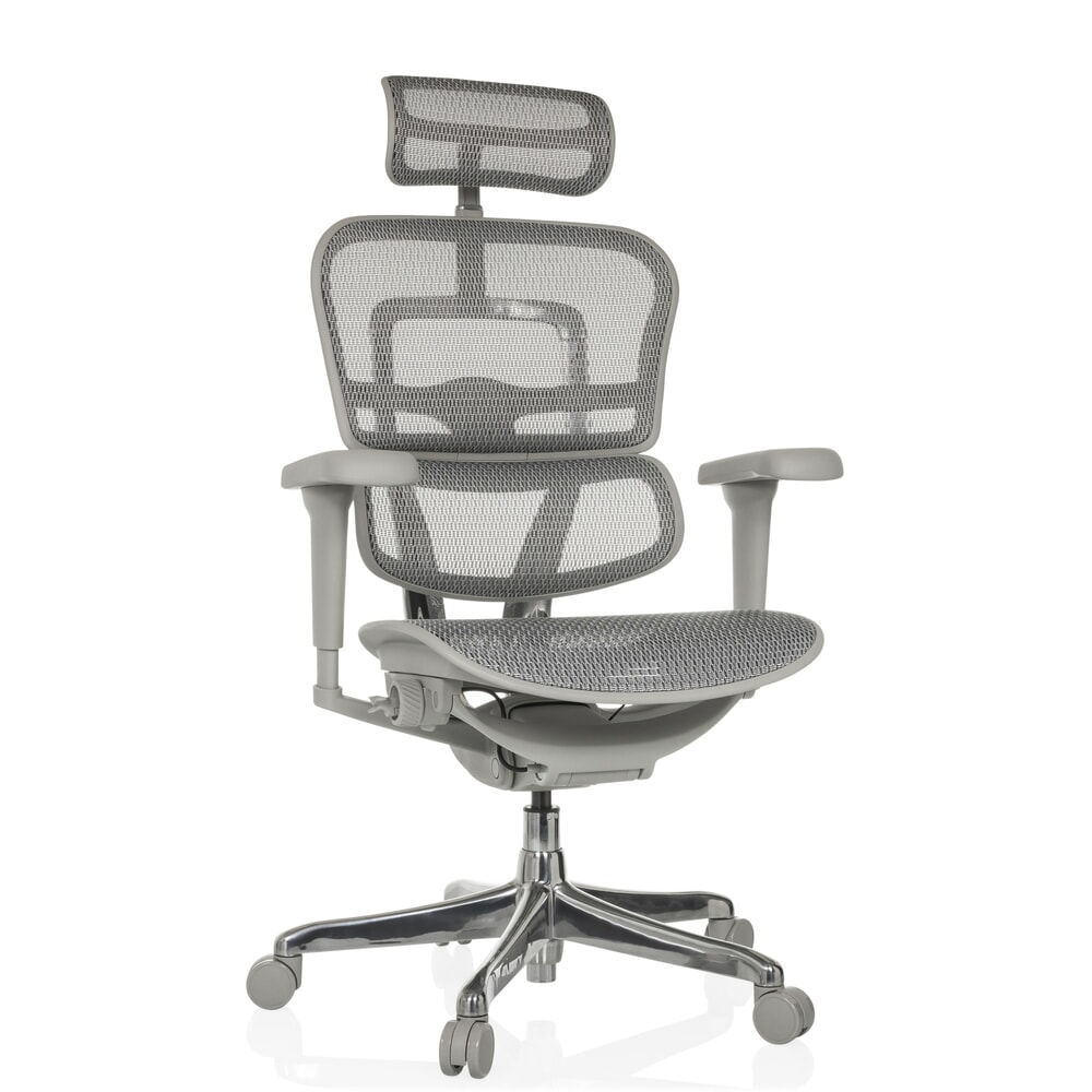 Produktabbildung Nr. 6: hjh OFFICE Chefsessel ERGOHUMAN ULTRA G GEN2, Netzrückenlehne, Tragkraft 120 kg, Sitzhöhe 460 - 580 mm, grau