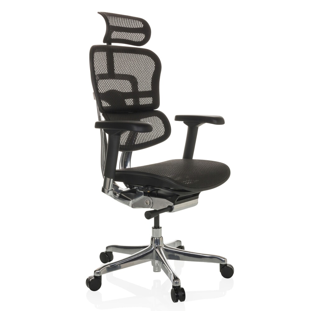 Produktabbildung Nr. 8: hjh OFFICE Chefsessel ERGOHUMAN GEN2, Tragkraft 150 kg, Netzstoff, Sitzhöhe 480 - 590 mm, schwarz