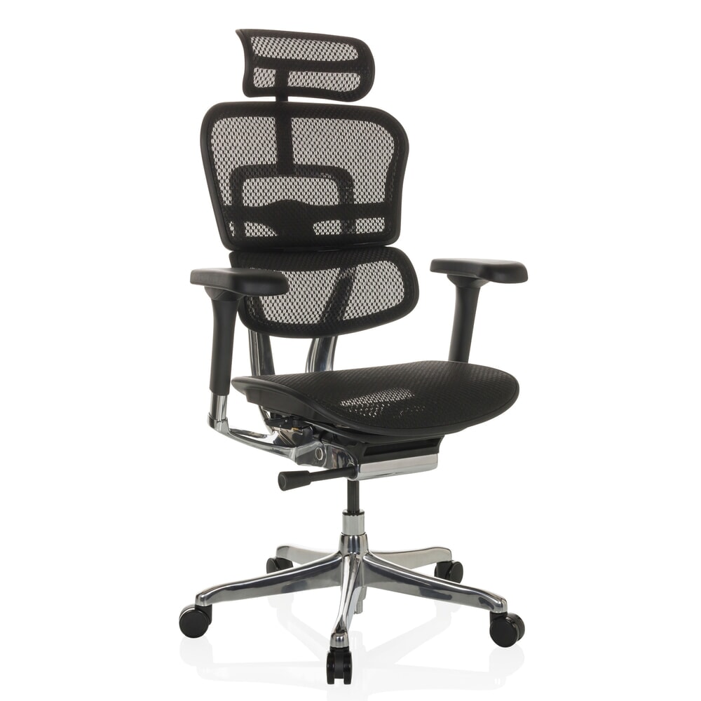 Produktabbildung Nr. 9: hjh OFFICE Chefsessel ERGOHUMAN GEN2, Tragkraft 150 kg, Netzstoff, Sitzhöhe 480 - 590 mm, schwarz