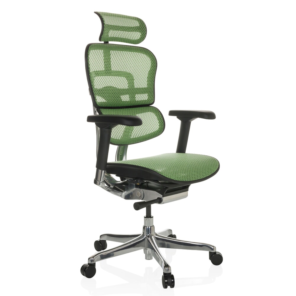 Produktabbildung Nr. 7: hjh OFFICE Chefsessel ERGOHUMAN GEN2, Tragkraft 150 kg, Netzstoff, Sitzhöhe 480 - 590 mm, grün