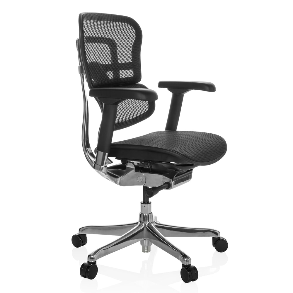 Produktabbildung Nr. 8: hjh OFFICE Chefsessel ERGOHUMAN BASE GEN2, Tragkraft 150 kg, Netzstoff, Sitzhöhe 470 - 580 mm, schwarz, ohne Kopfstütze