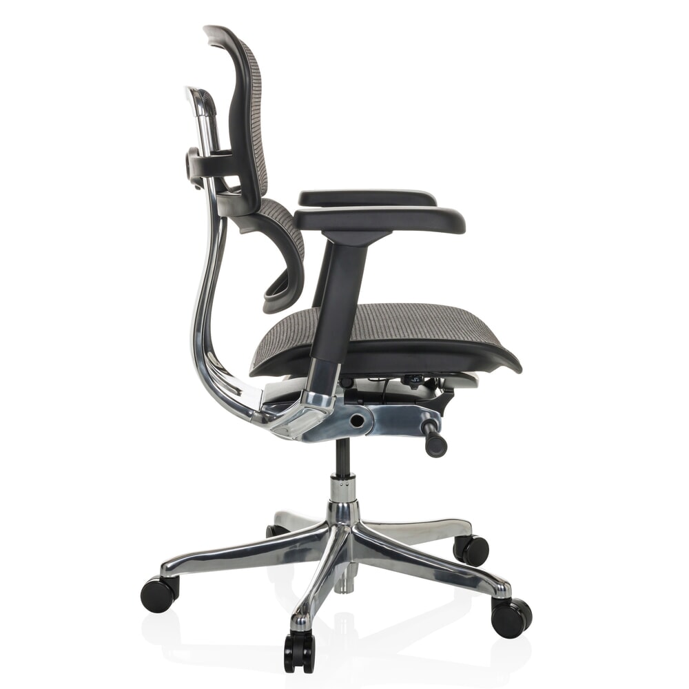 Produktabbildung Nr. 10: hjh OFFICE Chefsessel ERGOHUMAN BASE GEN2, Tragkraft 150 kg, Netzstoff, Sitzhöhe 470 - 580 mm, schwarz, ohne Kopfstütze