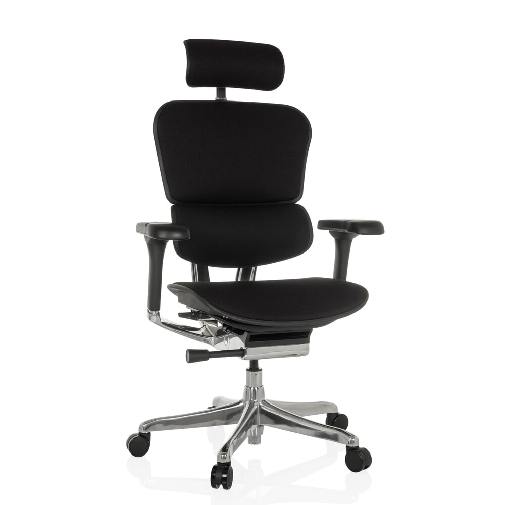 Produktabbildung Nr. 6: hjh OFFICE Chefsessel ERGOHUMAN GEN2, Tragkraft 150 kg, Vollpolster, Sitzhöhe 450 - 560 mm, schwarz