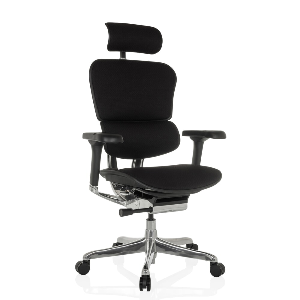 Produktabbildung Nr. 7: hjh OFFICE Chefsessel ERGOHUMAN GEN2, Tragkraft 150 kg, Vollpolster, Sitzhöhe 450 - 560 mm, schwarz