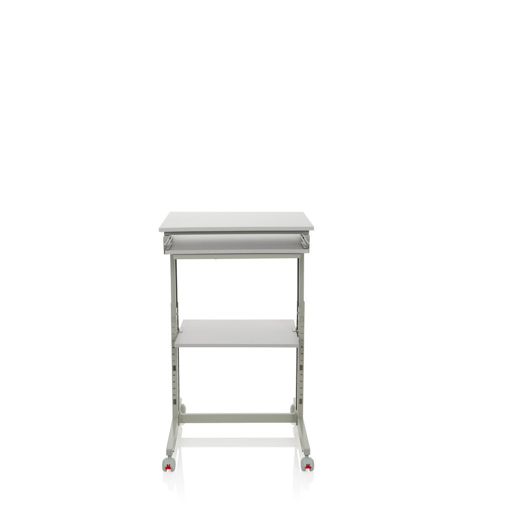 Produktabbildung Nr. 1: hjh OFFICE Computertisch / Schreibtisch WORKSTATION, grau