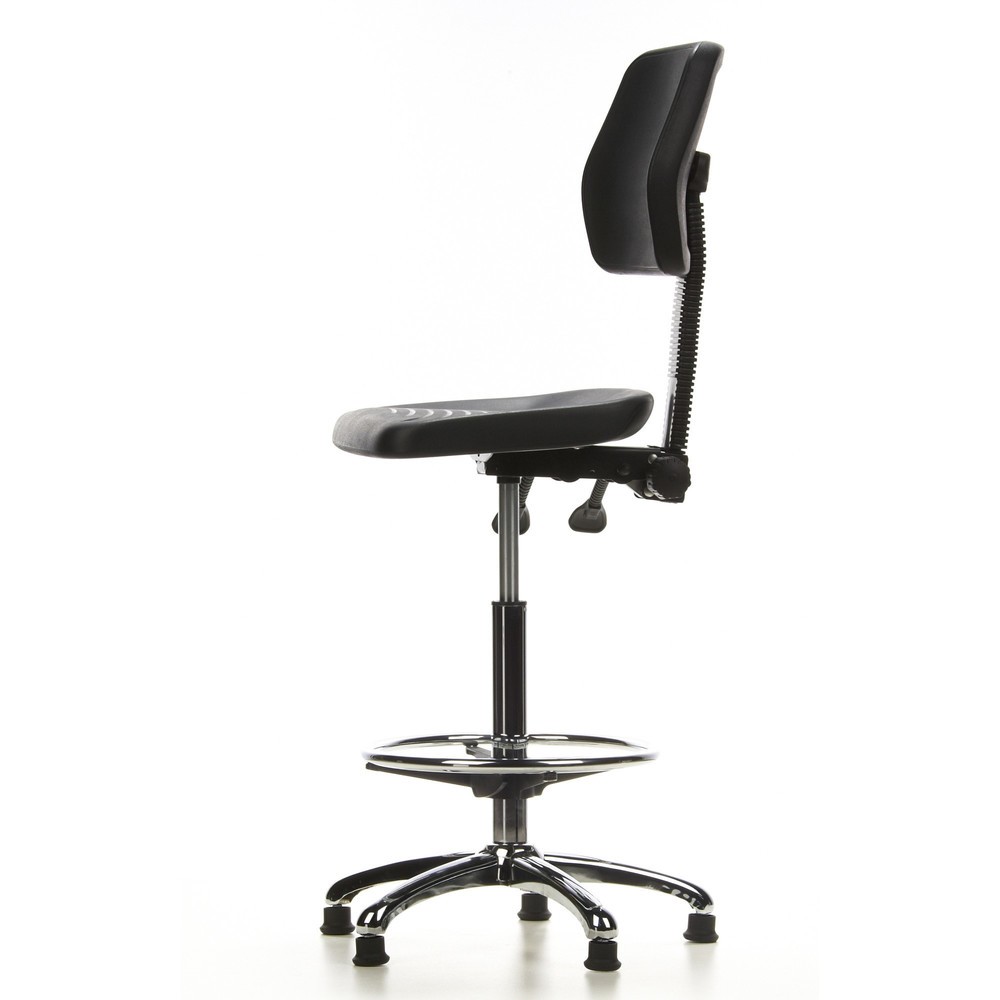 Produktabbildung Nr. 8: hjh OFFICE Hocker / Drehhocker TOP WORK 11 Hartschaum, schwarz