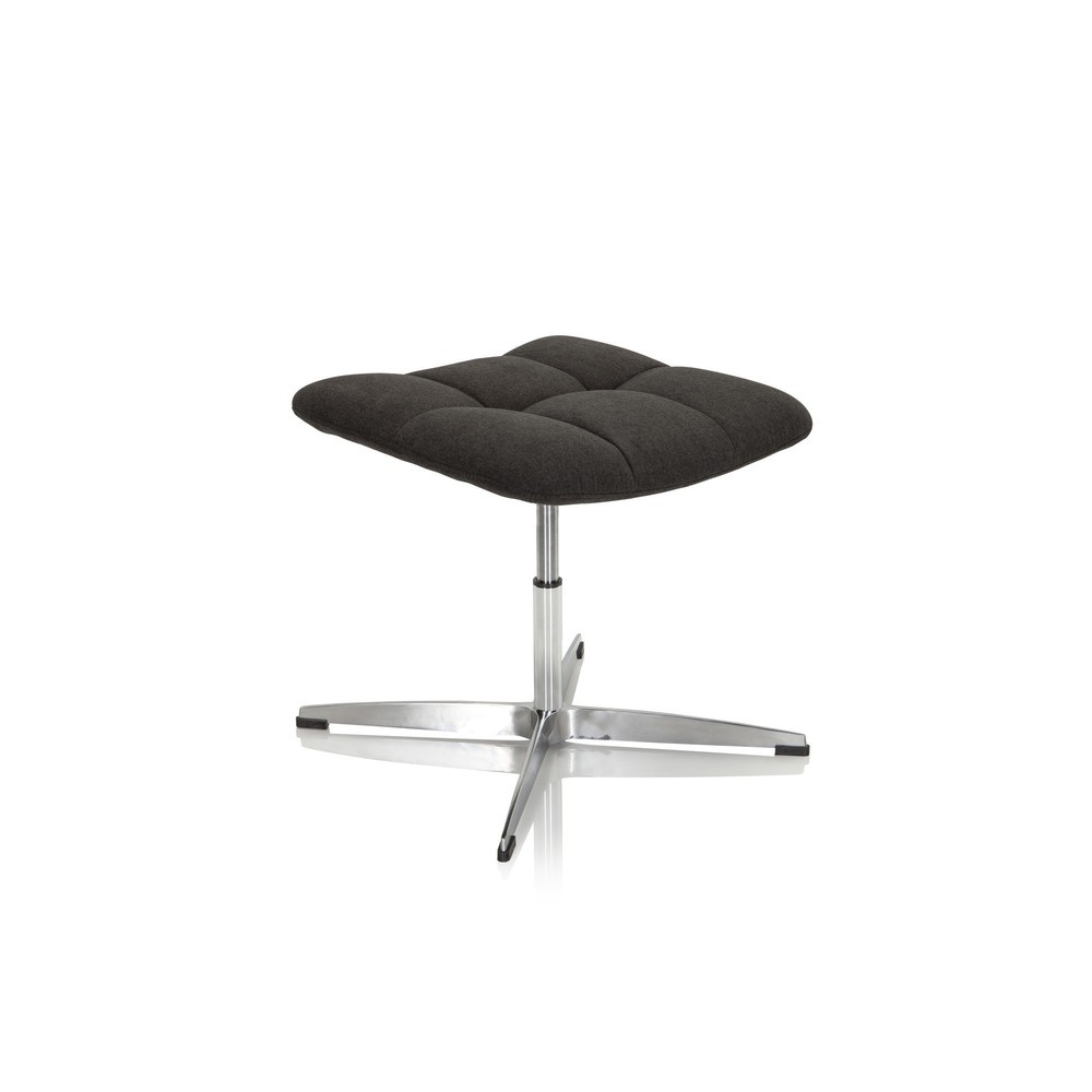 Produktabbildung Nr. 2: hjh OFFICE Hocker / Drehstuhl SARANTO Stoff, schwarz