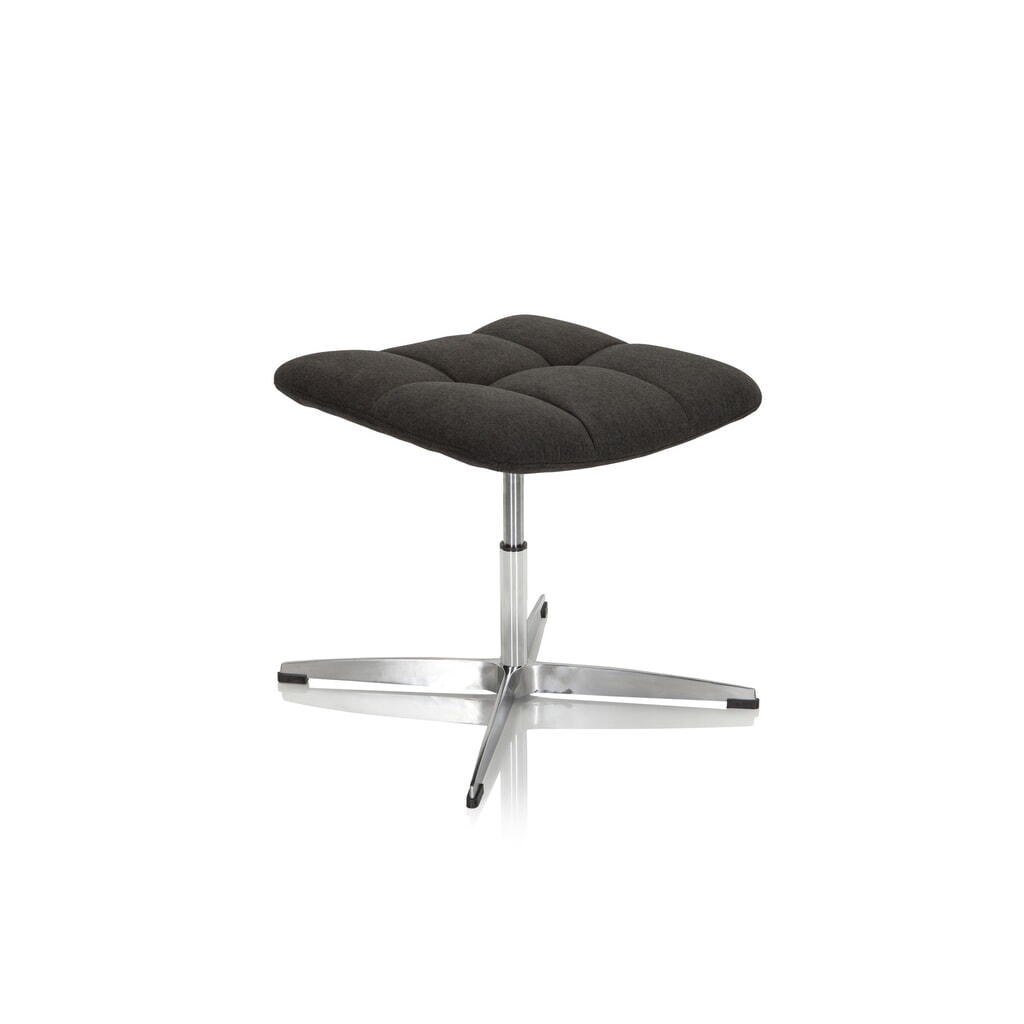 Produktabbildung Nr. 2: hjh OFFICE Ergonomischer Hocker / Drehstuhl SARANTO Stoff, schwarz