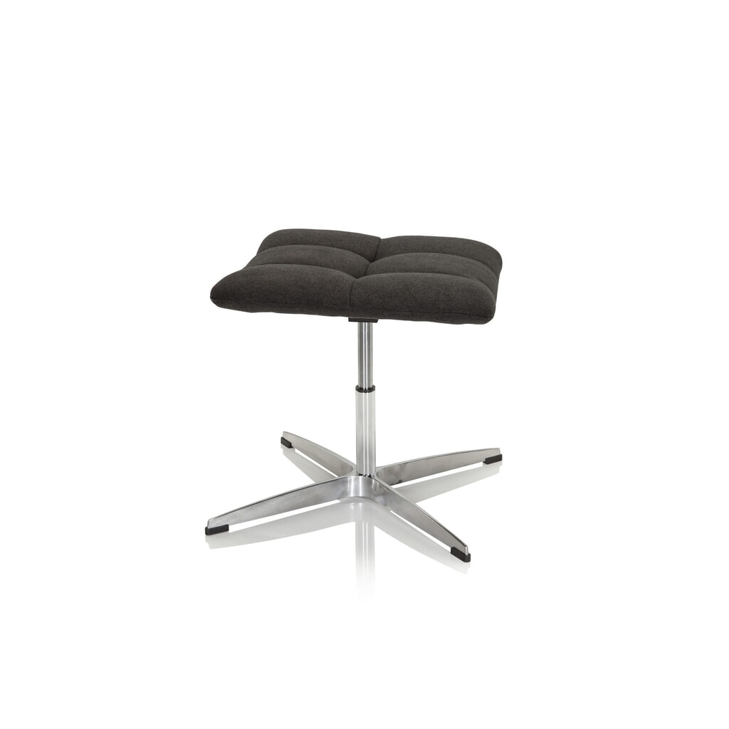 hjh OFFICE Ergonomischer Hocker / Drehstuhl SARANTO Stoff, schwarz Produktabbildung Nr. 3: hjh OFFICE Ergonomischer Hocker / Drehstuhl SARANTO Stoff, schwarz