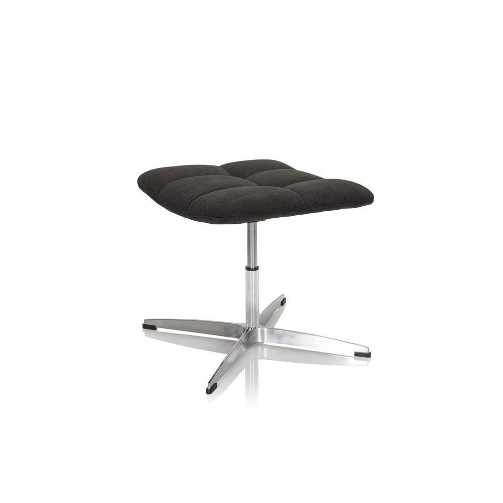 Produktabbildung Nr. 4: hjh OFFICE Hocker / Drehstuhl SARANTO Stoff, schwarz